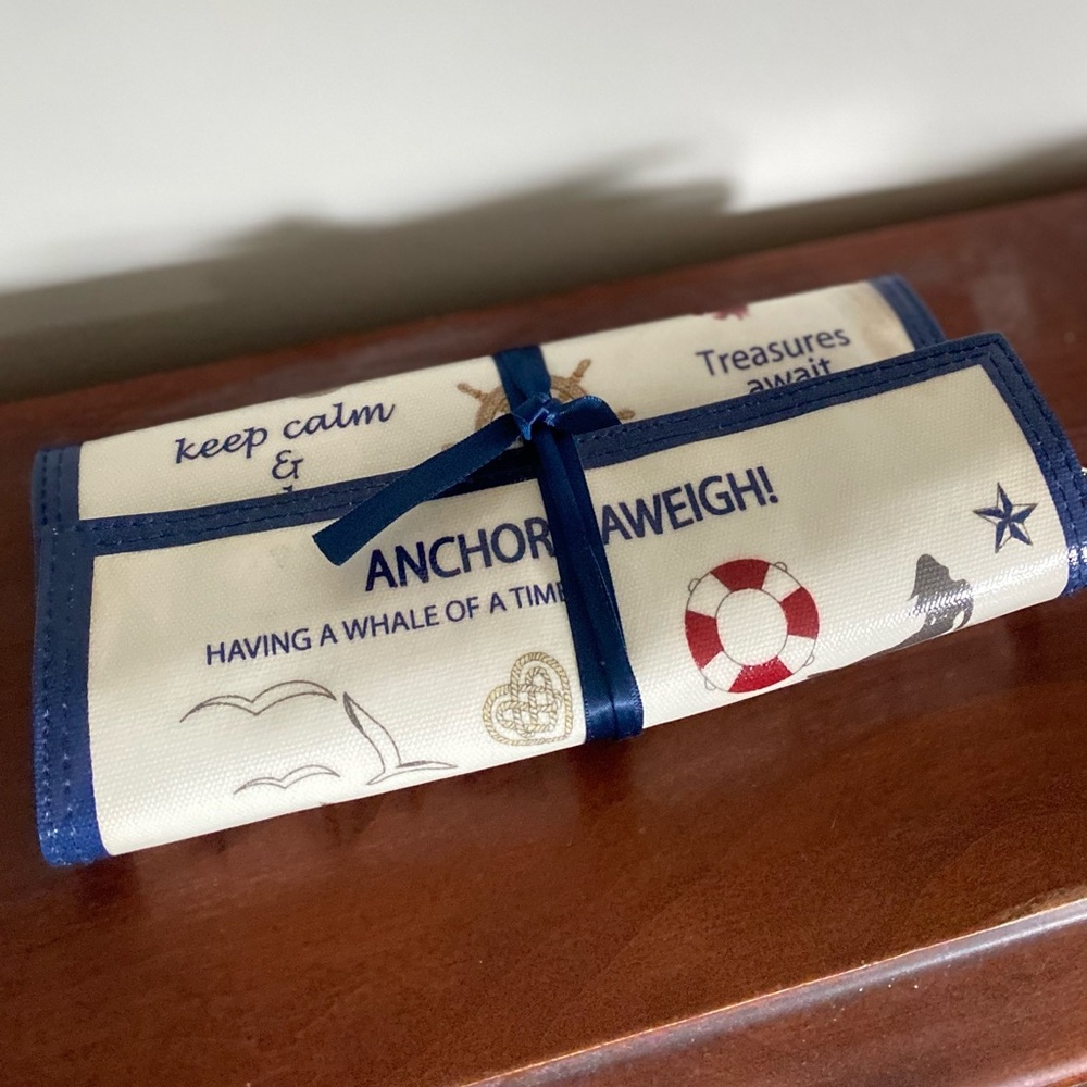 Brighton Jewelry Travel Bag Anchors Aweigh